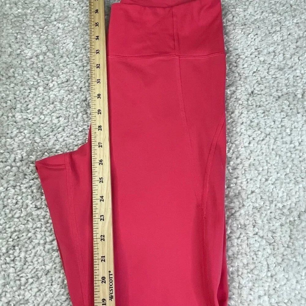Girlfriend Collective Compressive High Rise Legging Geranium Pink - Picture 9 of 12